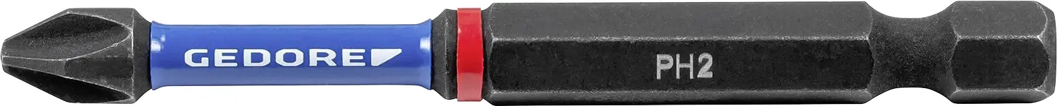 Gedore 666 TR70 PH1-02 sada bitů, křížový PH, 1/4
