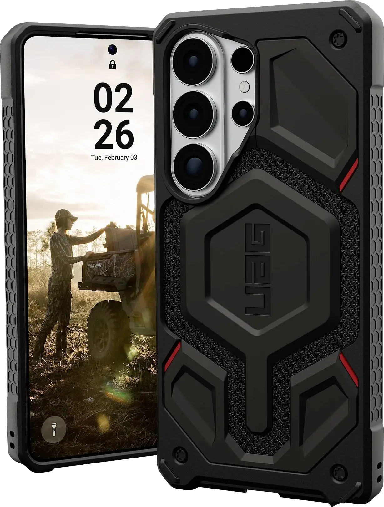 Urban Armor Gear Monarch Pro Case Samsung Galaxy S26 Ultra kevlar® Kompatibilní s MagSafe, s magnetickým modulem 214513113940 Urban Armor Gear Monarch Pro Case Samsung Galaxy S26 Ultra kevlar® Kompatibilní s MagSafe, s magnetickým modulem 214513113940