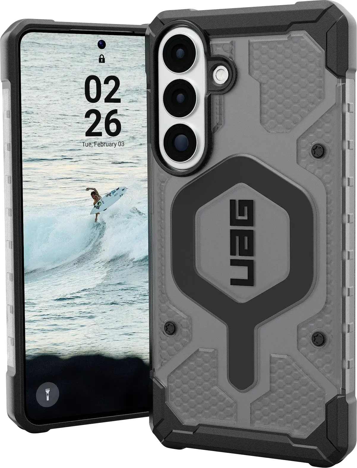 Urban Armor Gear Pathfinder Case Samsung Galaxy S26+ popel Kompatibilní s MagSafe, s magnetickým modulem 214527113140 Urban Armor Gear Pathfinder Case Samsung Galaxy S26+ popel Kompatibilní s MagSafe, s magnetickým modulem 214527113140