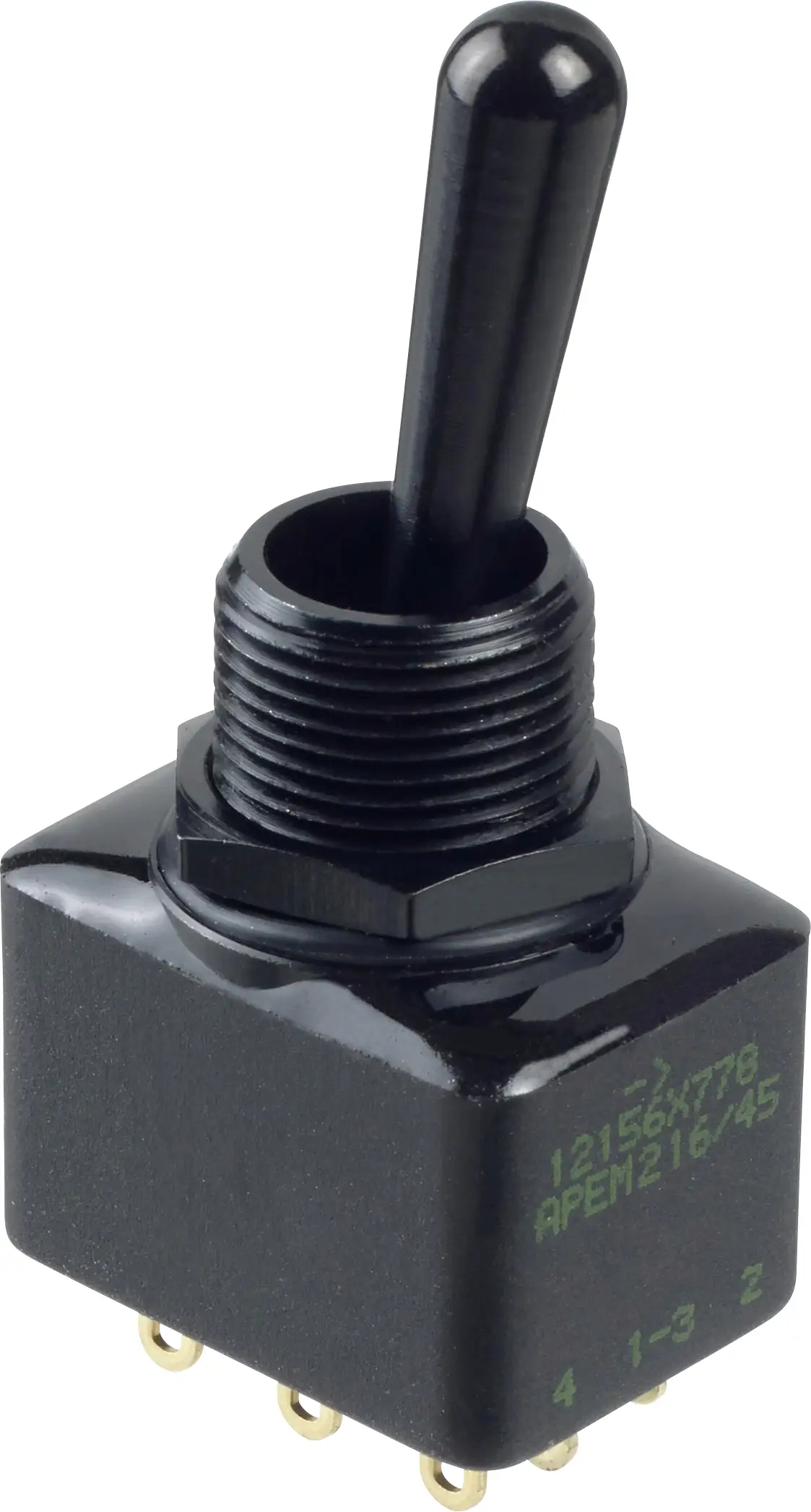 APEM 12156X778 12000X778 Serie páčkový spínač 1x zap/zap 1 ks APEM 12156X778 12000X778 Serie páčkový spínač 1x zap/zap 1 ks