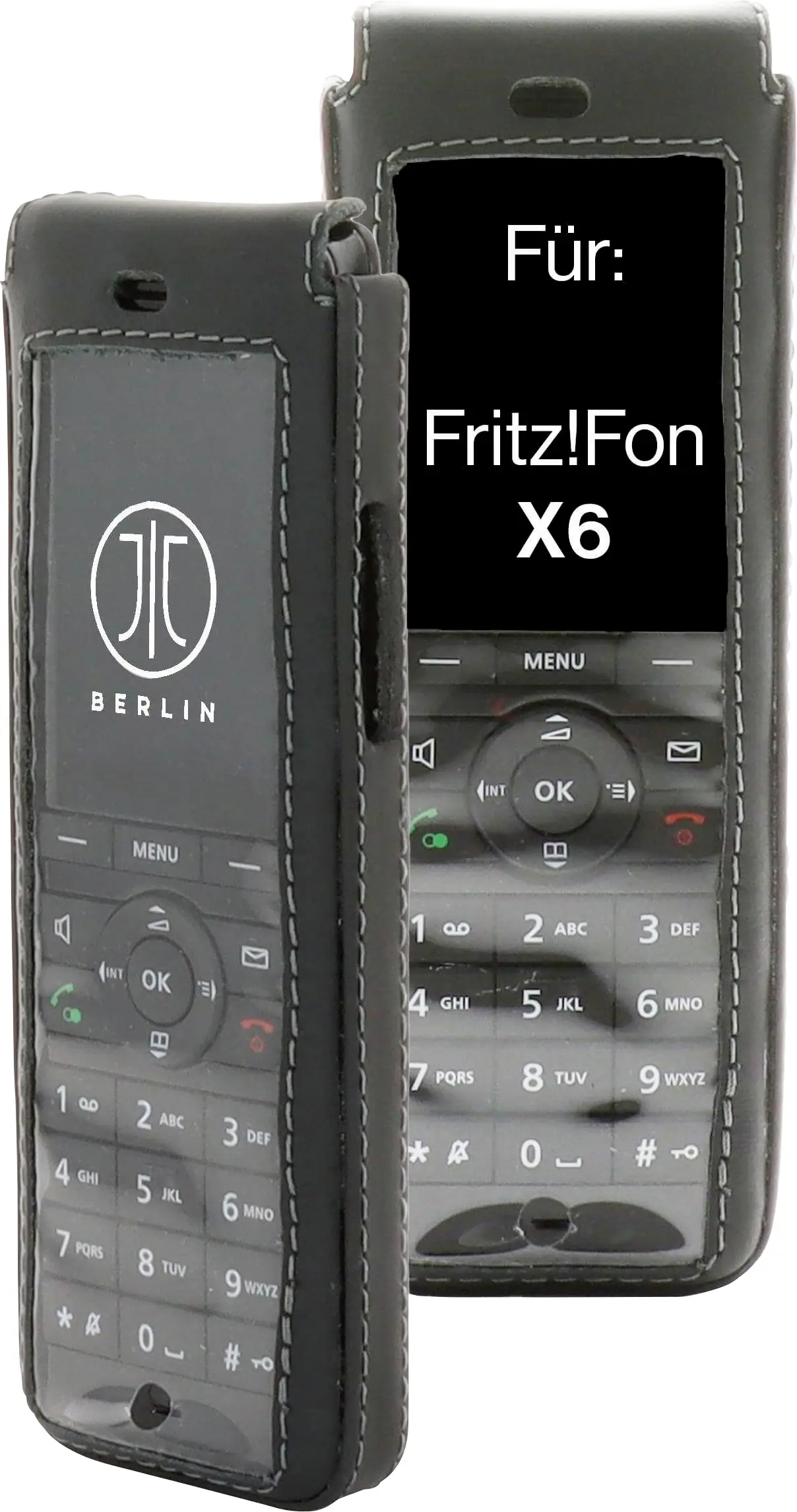 JT Berlin Turnline pouzdro na opasek AVM FRITZ!Fon X6 černá 12021 JT Berlin Turnline pouzdro na opasek AVM FRITZ!Fon X6 černá 12021