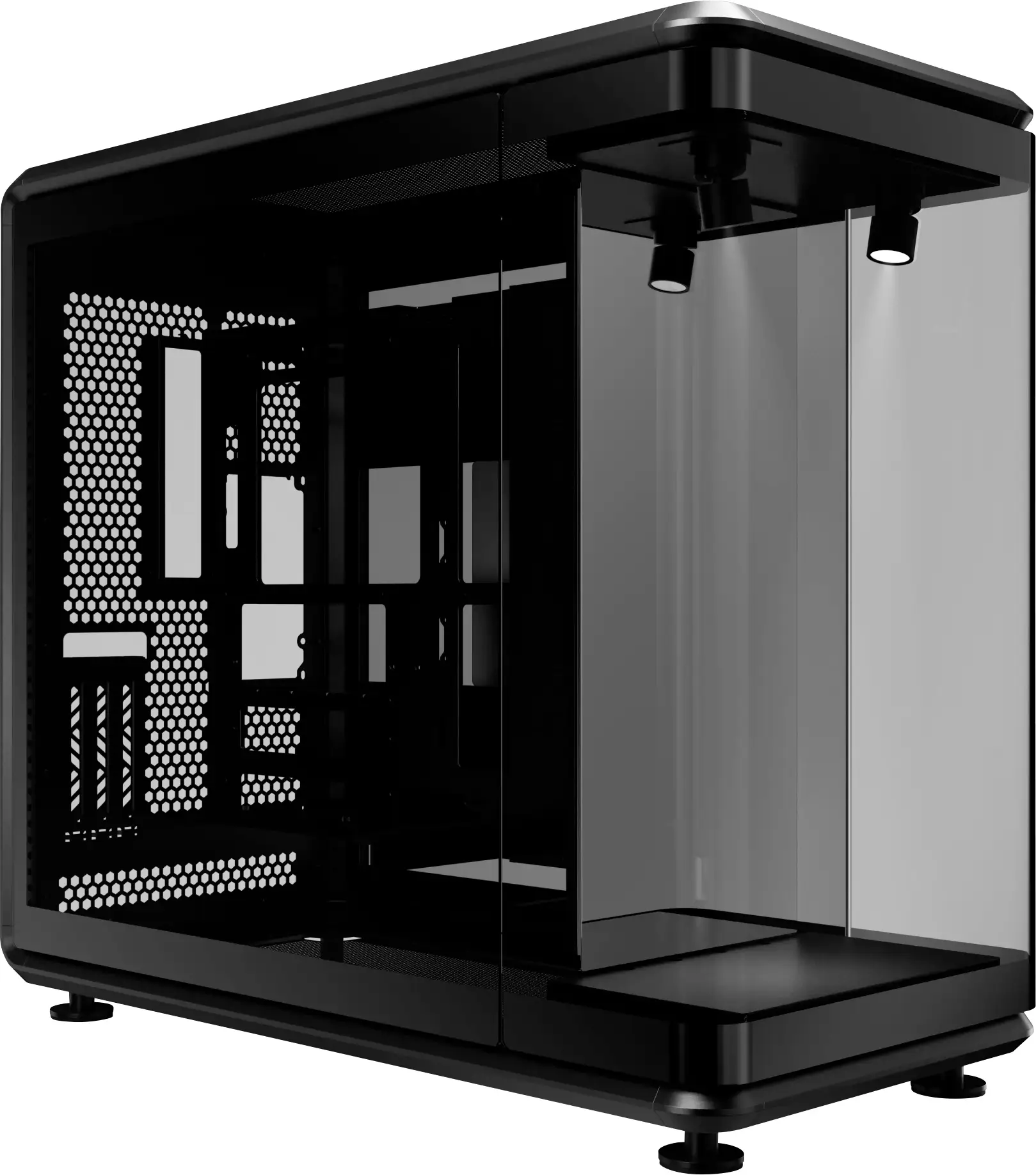Cooler Master CoolerMaster Geh MasterFrame 360 Panoram midi tower PC skříň černá prachový filtr Cooler Master CoolerMaster Geh MasterFrame 360 Panoram midi tower PC skříň černá prachový filtr