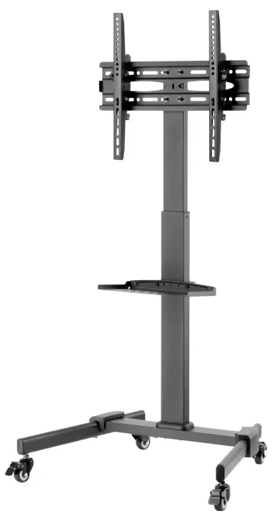 Reflecta TV Stand 55P-4040T schwarz TV kolečkový vozík 81,3 cm (32) - 139,7 cm (55) nastavitelná výška, naklápěcí, stojan polička na zařízení Reflecta TV Stand 55P-4040T schwarz TV kolečkový vozík 81,3 cm (32) - 139,7 cm (55) nastavitelná výška, naklápěcí, stojan polička na zařízení