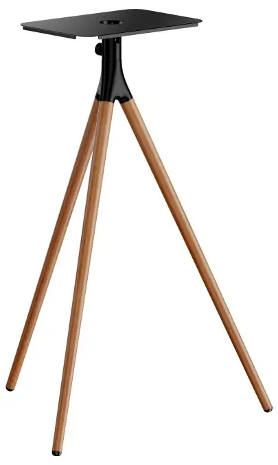 Reflecta Projector Stand Elegant BW schwarz / Walnuss Podlahový stojan naklápěcí, nakláněcí, otočný Reflecta Projector Stand Elegant BW schwarz / Walnuss Podlahový stojan naklápěcí, nakláněcí, otočný
