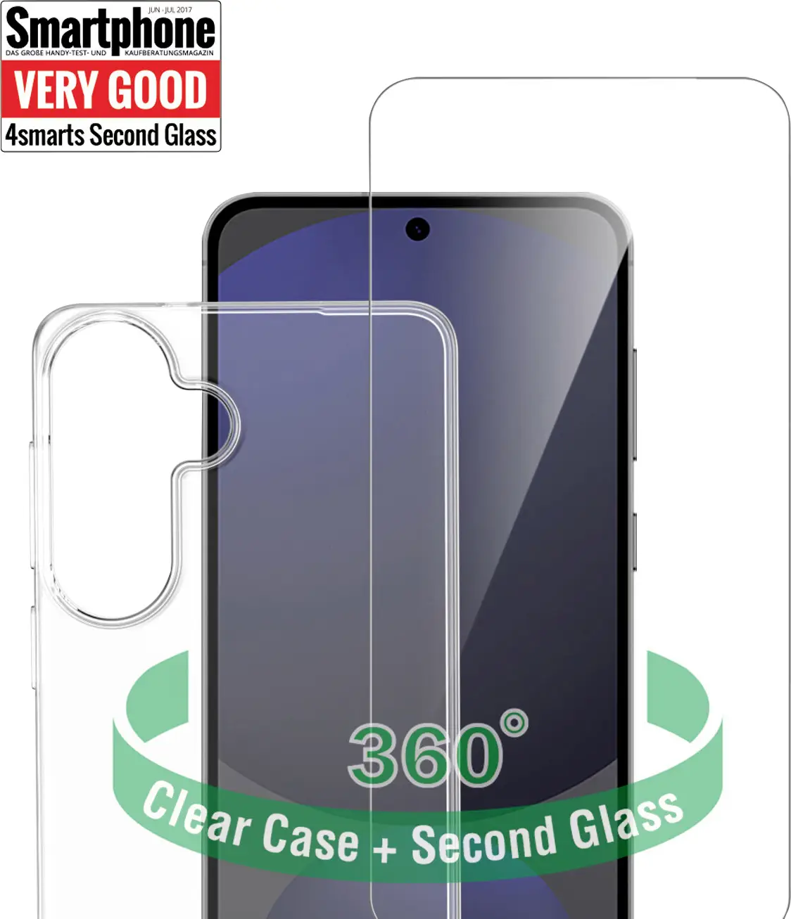 4Smarts 4smarts 541739, Cover, Samsung, Galaxy S26, 16 cm (6.3), Transparent Pouzdro + sada ochranného skla Samsung Galaxy S26 transparentní 541739 4Smarts 4smarts 541739, Cover, Samsung, Galaxy S26, 16 cm (6.3), Transparent Pouzdro + sada ochranného skla Samsung Galaxy S26 transparentní 541739