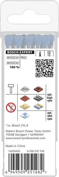 Bosch Accessories 2608902283, 2608902283 Multifunkční vrták, 5.5 mm, délka 100 mm Bosch Accessories 2608902283, 2608902283 Multifunkční vrták, 5.5 mm, délka 100 mm