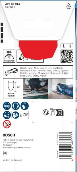 Bosch Accessories 2608902066 2608902066 Carbide-RIFF Multifunkční pilový list 1 ks