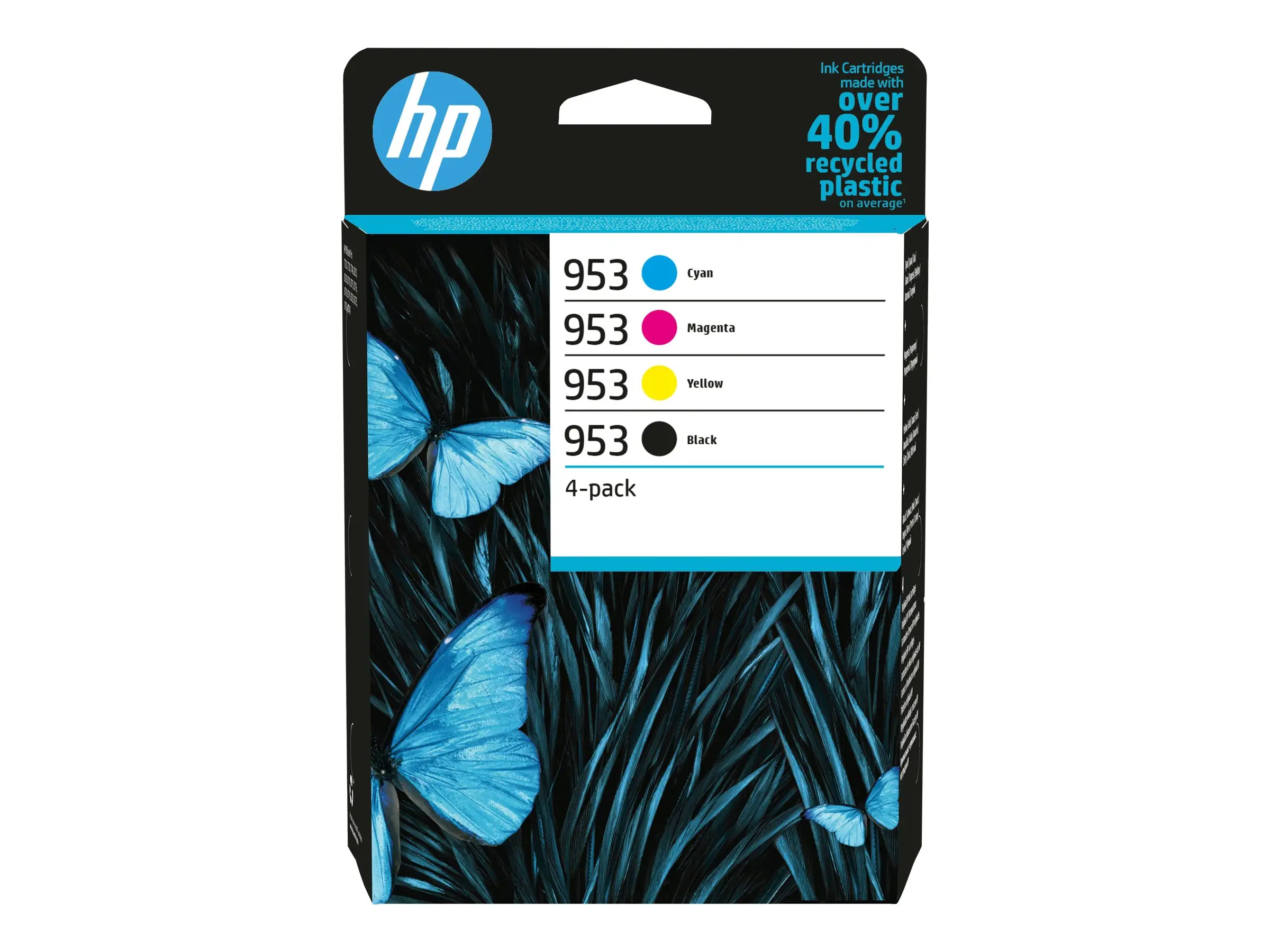 HP 953 - 4 ks v balení - černá, žlutá, azurová, purpurová - originální - inkoustová kazeta pro OfficeJet pro 7740, 7740 Wide formát, HP 953 - 4 ks v balení - černá, žlutá, azurová, purpurová - originální - inkoustová kazeta pro OfficeJet pro 7740, 7740 Wide formát,