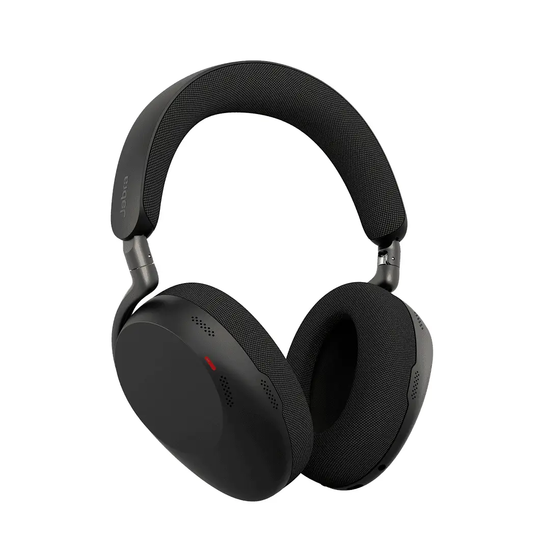 Jabra Jabra Evolve3 85 UC Stereo black mit Lin Headset uzavřená (Over Ear) Bez kabelu stereo černá Potlačení hluku headset telefon