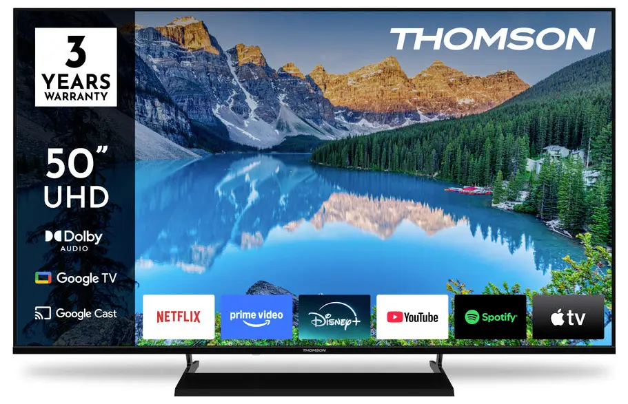 Thomson 65UG5X15 LED TV, 164 cm 65 palec, E (A - G), černá Thomson 65UG5X15 LED TV, 164 cm 65 palec, E (A - G), černá