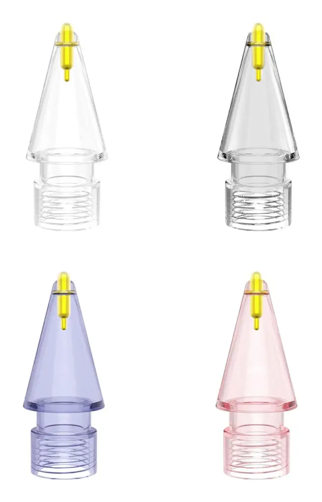 4Smarts Ersatzspitzen Lucid Apple Pencil digitální pero modrá, šedá, růžová, transparentní