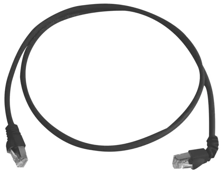 Telegärtner 100008676 RJ45 síťové kabely, propojovací kabely CAT 6A S/FTP 5.0 m černá samozhášecí, S průchodkou chránící proti zlomení 1 ks Telegärtner 100008676 RJ45 síťové kabely, propojovací kabely CAT 6A S/FTP 5.0 m černá samozhášecí, S průchodkou chránící proti zlomení 1 ks