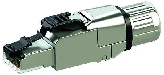 Telegärtner 100023085, RJ45 konektor, zástrčka, stříbrná, 1 ks Telegärtner 100023085, RJ45 konektor, zástrčka, stříbrná, 1 ks