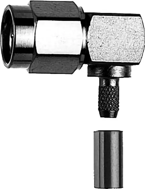 Telegärtner 100024607 100024607 Kabelový úhlový konektor SMA zástrčka 50 Ω 1 ks Piece Telegärtner 100024607 100024607 Kabelový úhlový konektor SMA zástrčka 50 Ω 1 ks Piece