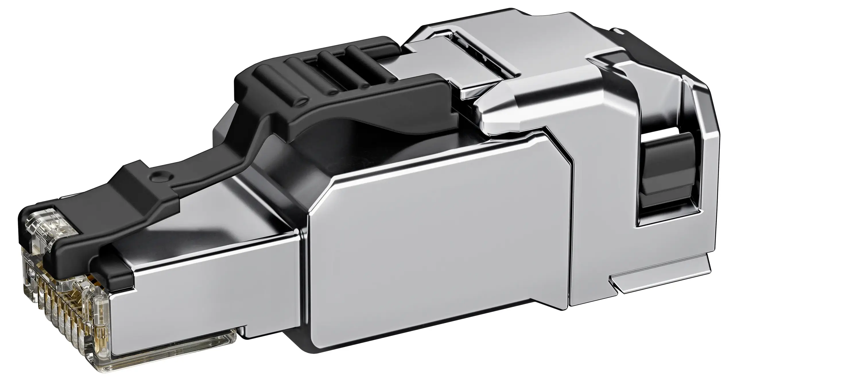 Telegärtner 100039923, RJ45 konektor, zástrčka, stříbrná, 1 ks Telegärtner 100039923, RJ45 konektor, zástrčka, stříbrná, 1 ks