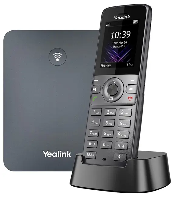 Yealink W74P DECT System šňůrový telefon, VoIP handsfree, kompatibilní s naslouchadly barevný displej šedá Yealink W74P DECT System šňůrový telefon, VoIP handsfree, kompatibilní s naslouchadly barevný displej šedá