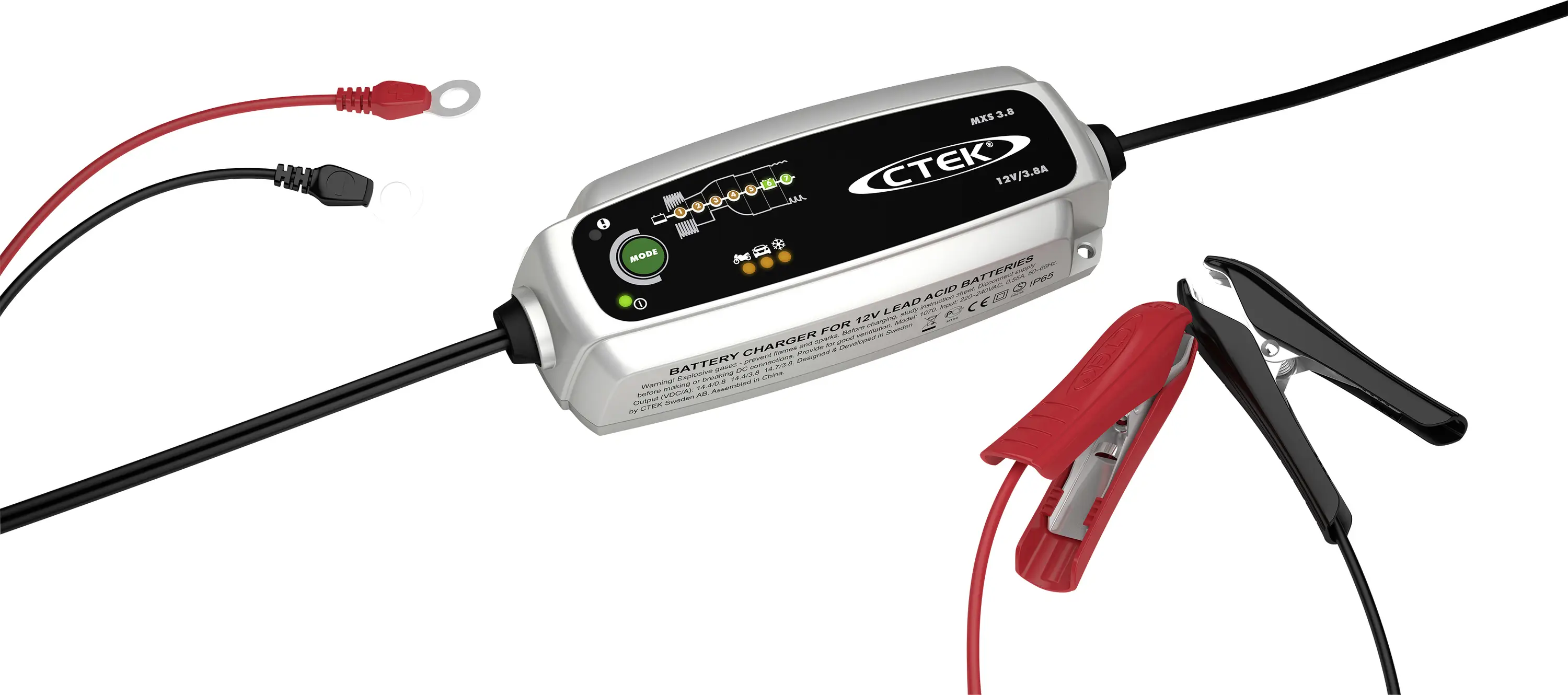 CTEK CTEK MXS 3.8 Power Kit 40-765 nabíječka autobaterie 12 V 3.8 A CTEK CTEK MXS 3.8 Power Kit 40-765 nabíječka autobaterie 12 V 3.8 A