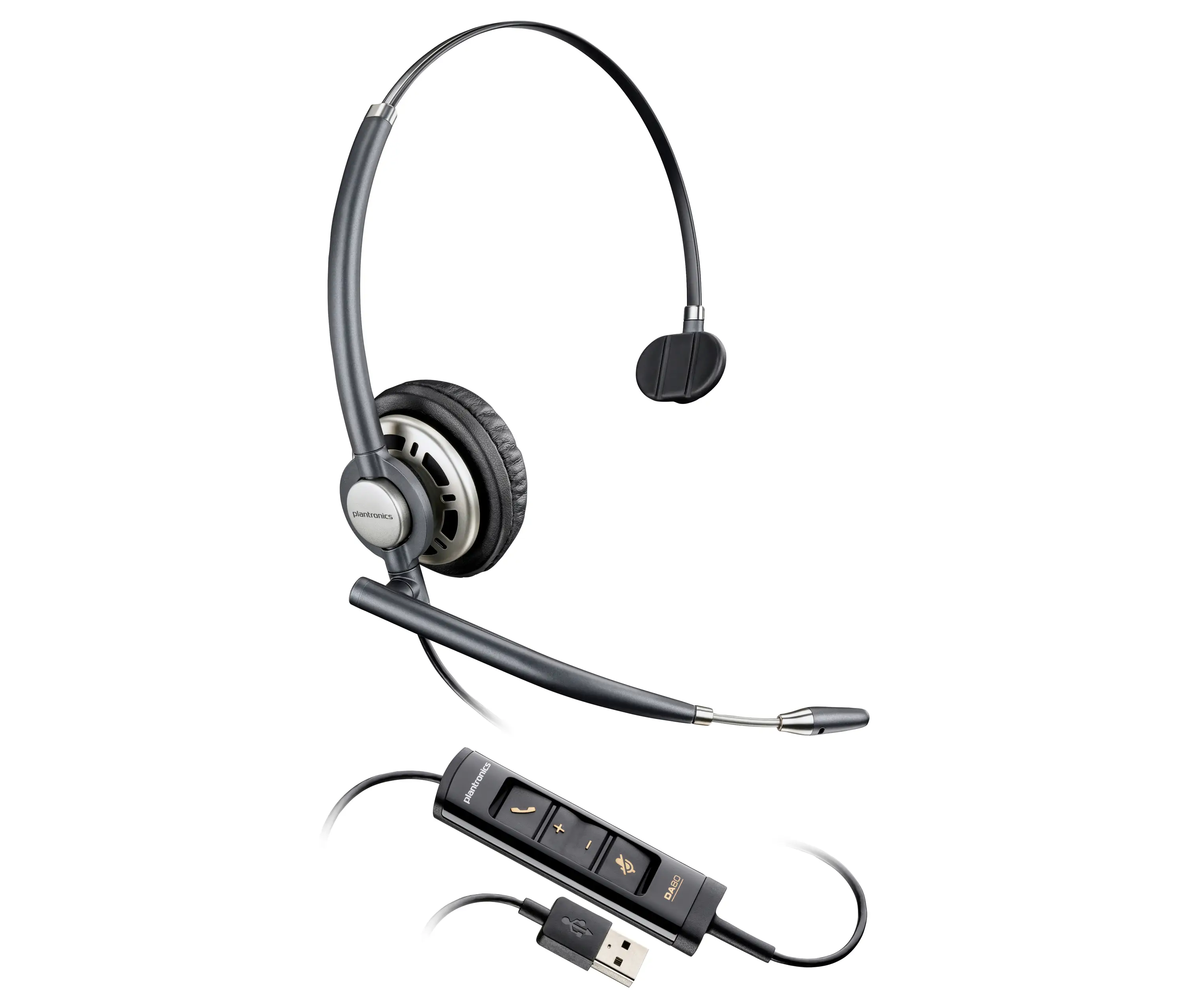 HP Poly EncorePro 715 USB-A Headset TAA Headset otevřená (On Ear) kabelová černá Potlačení hluku telefon HP Poly EncorePro 715 USB-A Headset TAA Headset otevřená (On Ear) kabelová černá Potlačení hluku telefon