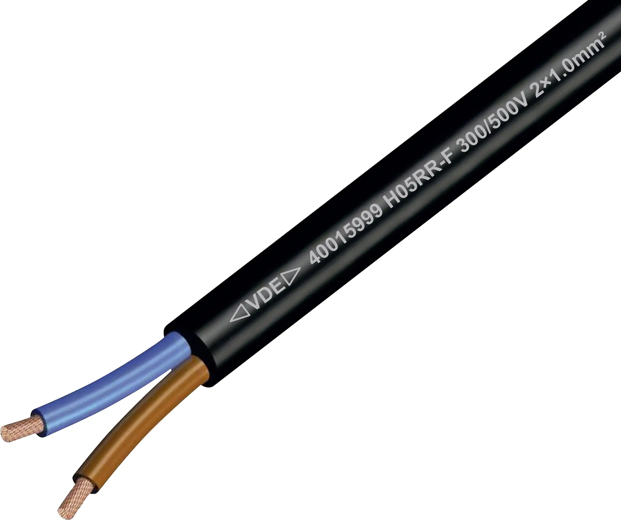 TRU COMPONENTS TC-14962176 kabel s gumovou izolací H05RR-F 2 x 1 mm² černá metrové zboží TRU COMPONENTS TC-14962176 kabel s gumovou izolací H05RR-F 2 x 1 mm² černá metrové zboží