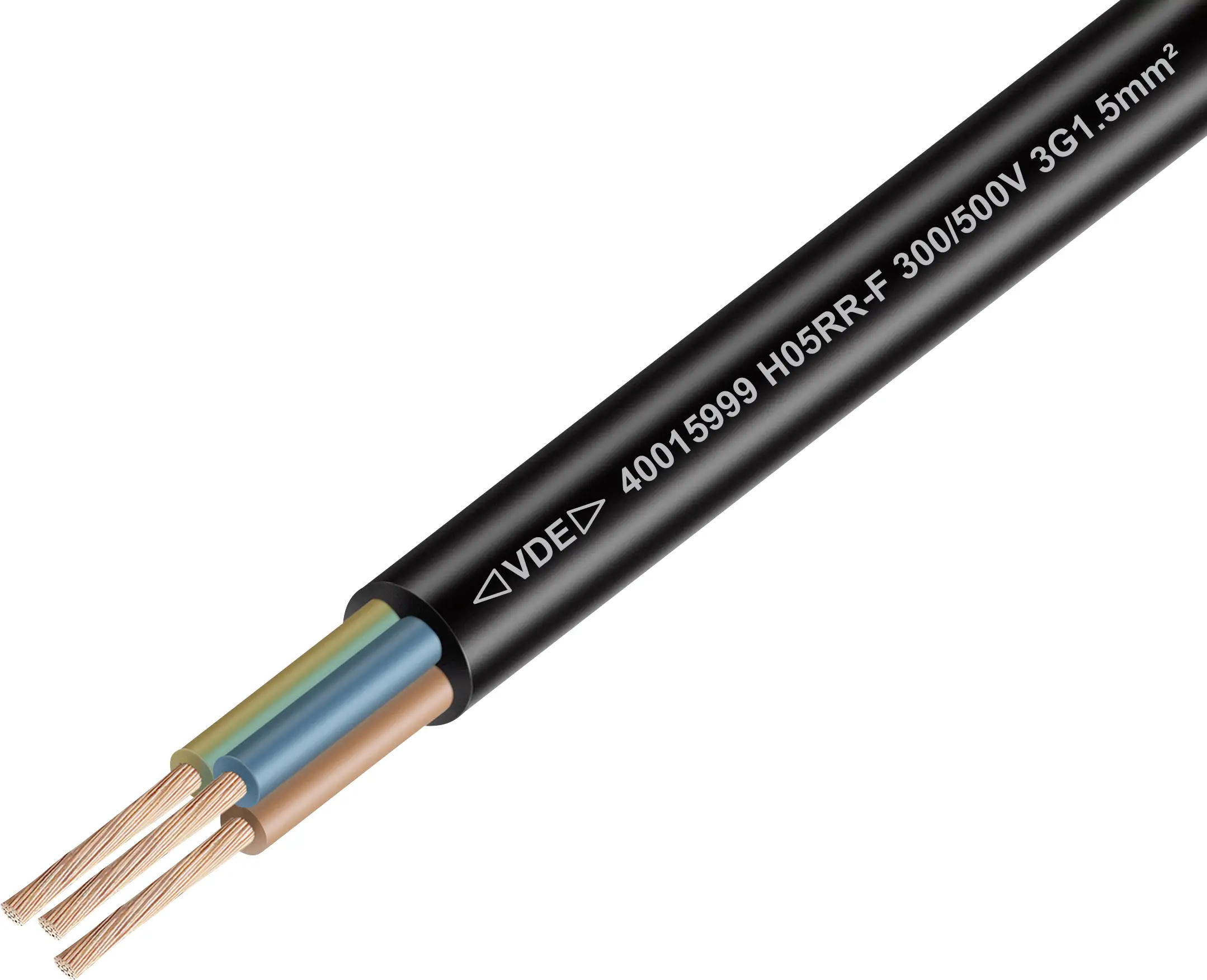 TRU COMPONENTS TC-14962224 kabel s gumovou izolací H05RR-F 3 x 1.5 mm² černá metrové zboží TRU COMPONENTS TC-14962224 kabel s gumovou izolací H05RR-F 3 x 1.5 mm² černá metrové zboží