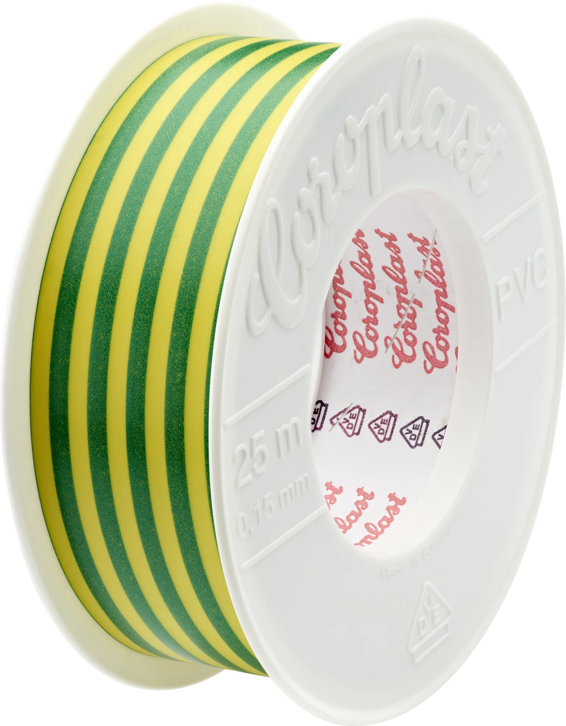 Coroplast 302 PVC 265968 izolační páska zelenožlutá (d x š) 25000 mm x 30 mm 1 ks Coroplast 302 PVC 265968 izolační páska zelenožlutá (d x š) 25000 mm x 30 mm 1 ks