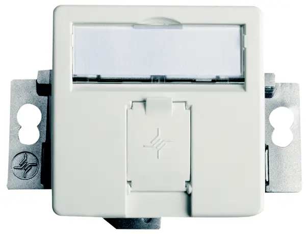 Telegärtner síťová zásuvka upevnění pomocí šroubů panel CAT 6A Telegärtner síťová zásuvka upevnění pomocí šroubů panel CAT 6A