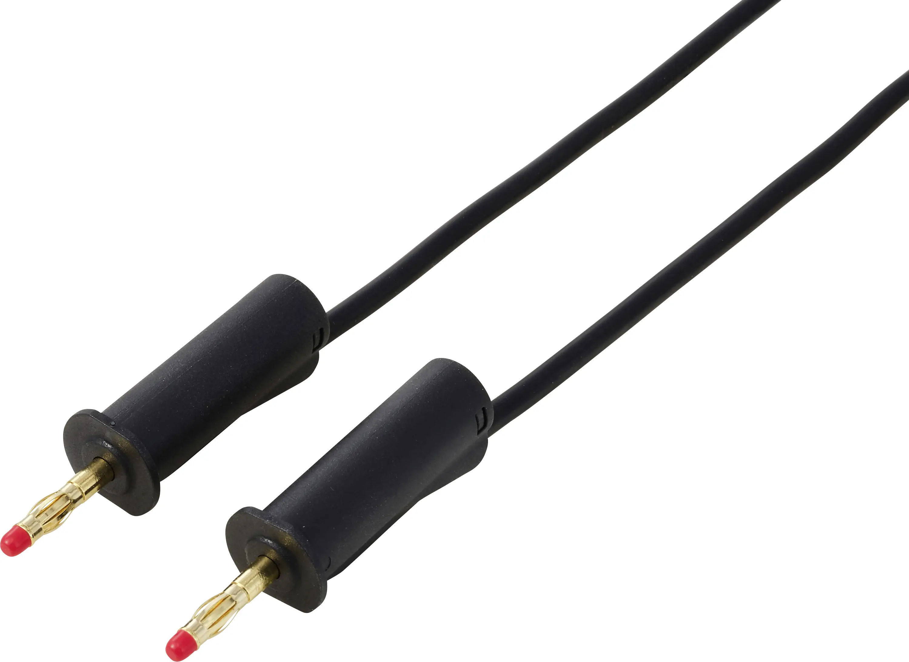 VOLTCRAFT MSB-132 2m schwarz měřicí kabel 4 mm zástrčka 4 mm zástrčka 2 m černá 1 ks