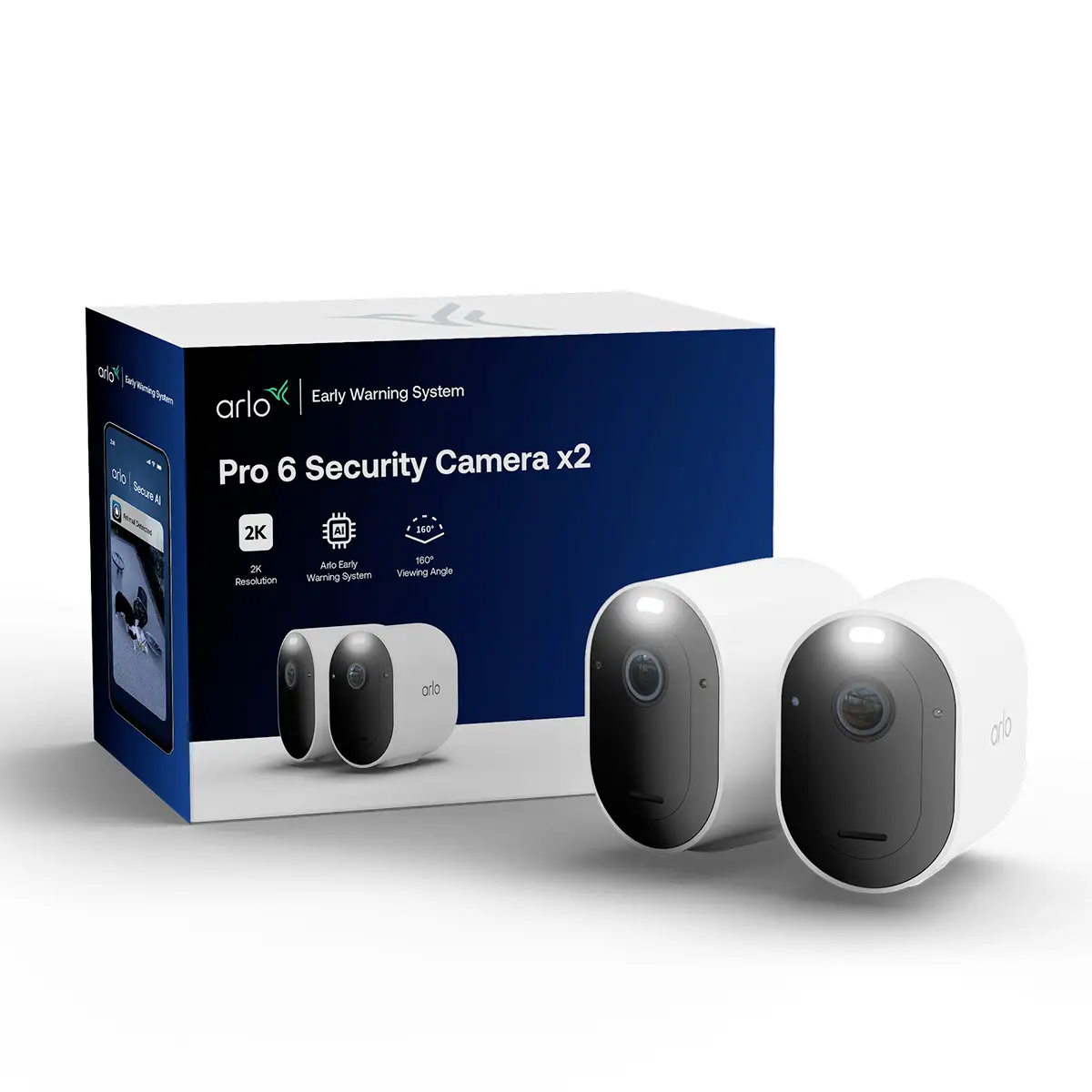 ARLO ARLO PRO 6 2-CAM VMC4270P-100EUS IP-bezpečnostní kamera ARLO ARLO PRO 6 2-CAM VMC4270P-100EUS IP-bezpečnostní kamera