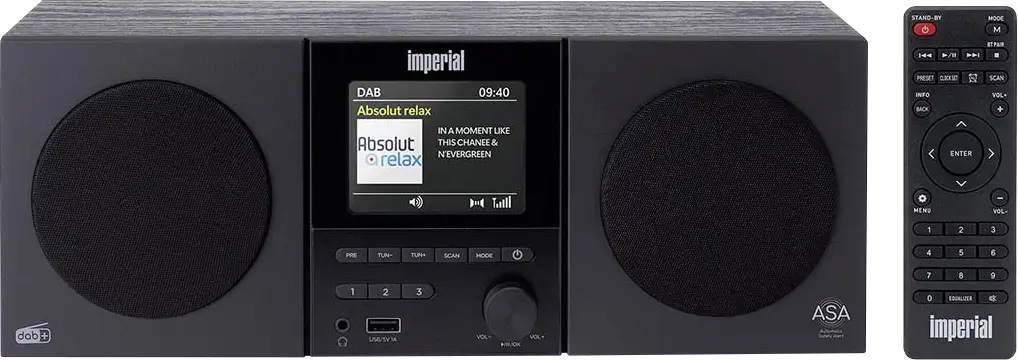 Imperial DABMAN 220 schwarz DABMAN-220BK stolní rádio, DAB+, FM, DAB+, černá Imperial DABMAN 220 schwarz DABMAN-220BK stolní rádio, DAB+, FM, DAB+, černá