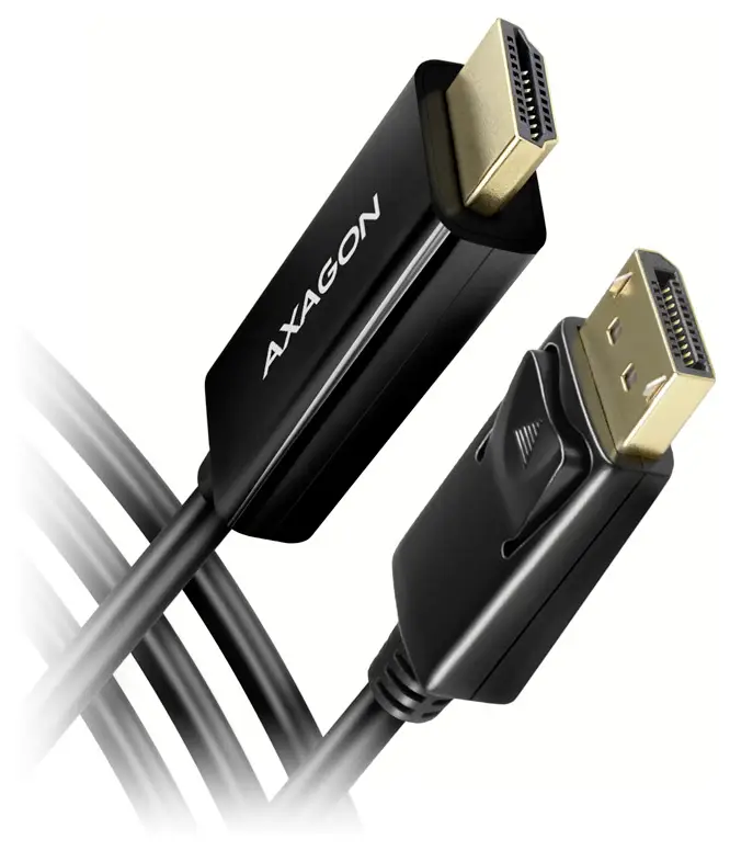 AXAGON DisplayPort / HDMI kabel Konektor DisplayPort, Zástrčka HDMI-A 180 cm RVD-HI14C2 HDMI kabel