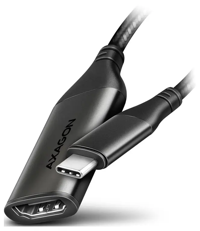 AXAGON USB 2.0 adaptér [1x USB-C® - 1x HDMI zásuvka] 21 cm 4K UHD
