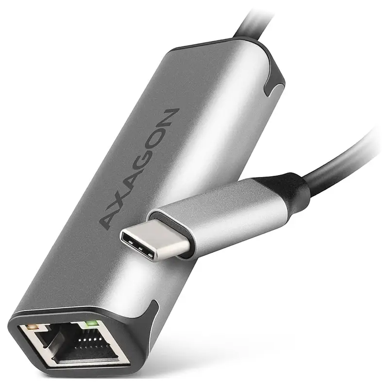AXAGON USB 2.0 adaptér [1x USB-C® zástrčka - 1x RJ45 zásuvka]