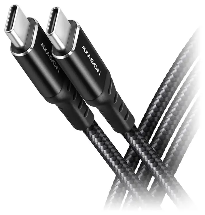 AXAGON Kabel USB-C USB 2.0 USB-C ® zástrčka 1 m černá opletený BUCM-CM10AB AXAGON Kabel USB-C USB 2.0 USB-C ® zástrčka 1 m černá opletený BUCM-CM10AB
