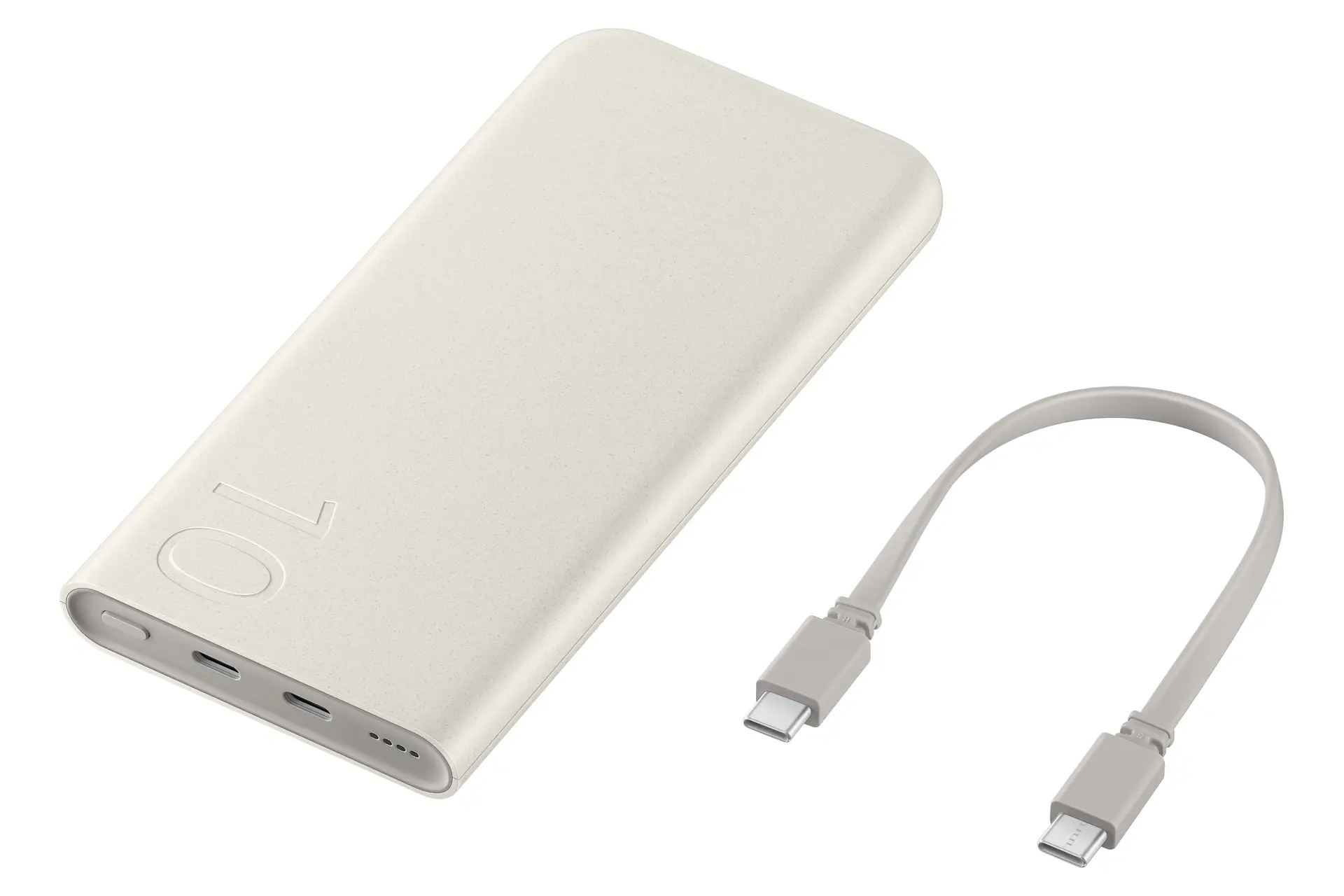 Samsung powerbanka Li-Ion, 10000 mAh, Power Delivery 3.0, béžová, Indikátor stavu Samsung powerbanka Li-Ion, 10000 mAh, Power Delivery 3.0, béžová, Indikátor stavu