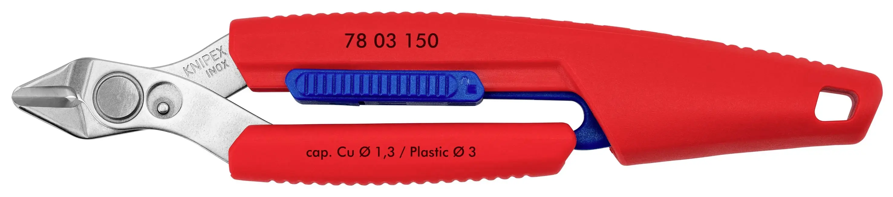 Knipex 78 03 150 pro elektroniku a jemnou mechaniku klešťový klíč nastavení stisknutím tlačítka, jemné nastavení, s plastovým povrchem 150 mm