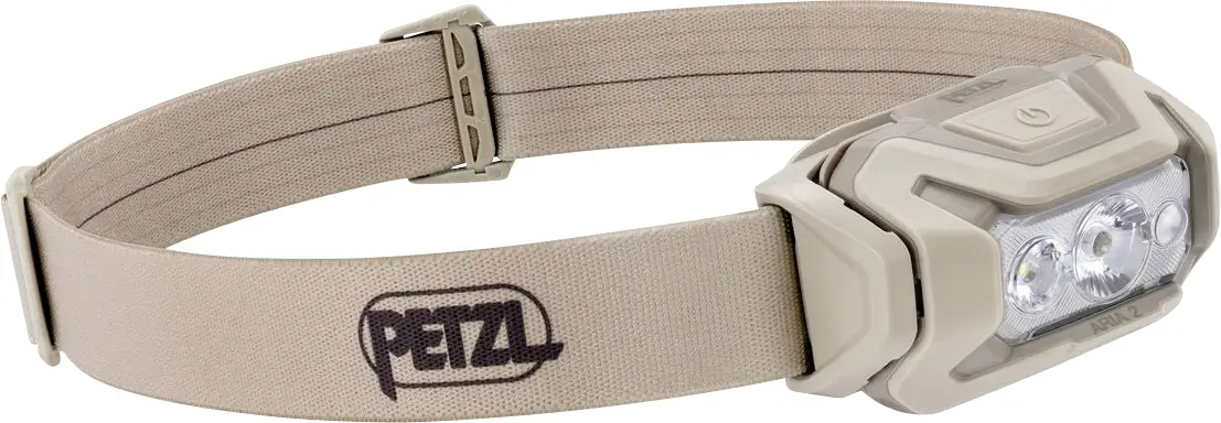 Petzl ARIA® 2 RGB Desert LED čelovka, na baterii, Li-Ion akumulátory nebo provoz na baterie, 450 lm, 100 h, E070BB02 Petzl ARIA® 2 RGB Desert LED čelovka, na baterii, Li-Ion akumulátory nebo provoz na baterie, 450 lm, 100 h, E070BB02