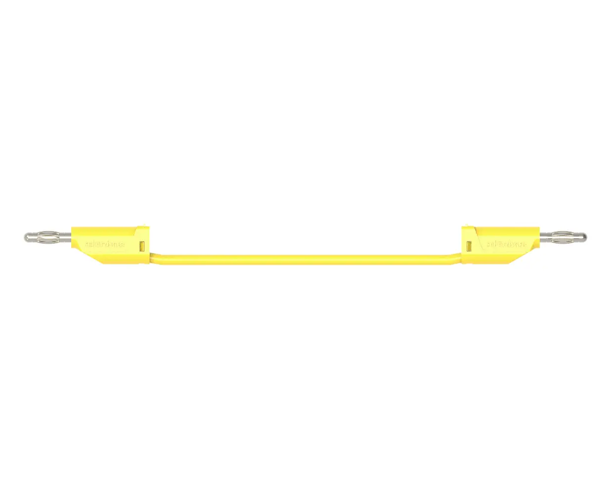 Schützinger MFK 15 / 1 / 25 / GE měřicí kabel 25 cm žlutá 1 ks Schützinger MFK 15 / 1 / 25 / GE měřicí kabel 25 cm žlutá 1 ks