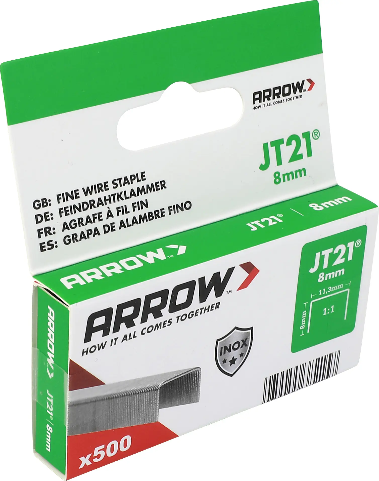 Arrow Tool Group 382157 svorky z jemného drátu 500 ks Arrow Tool Group 382157 svorky z jemného drátu 500 ks
