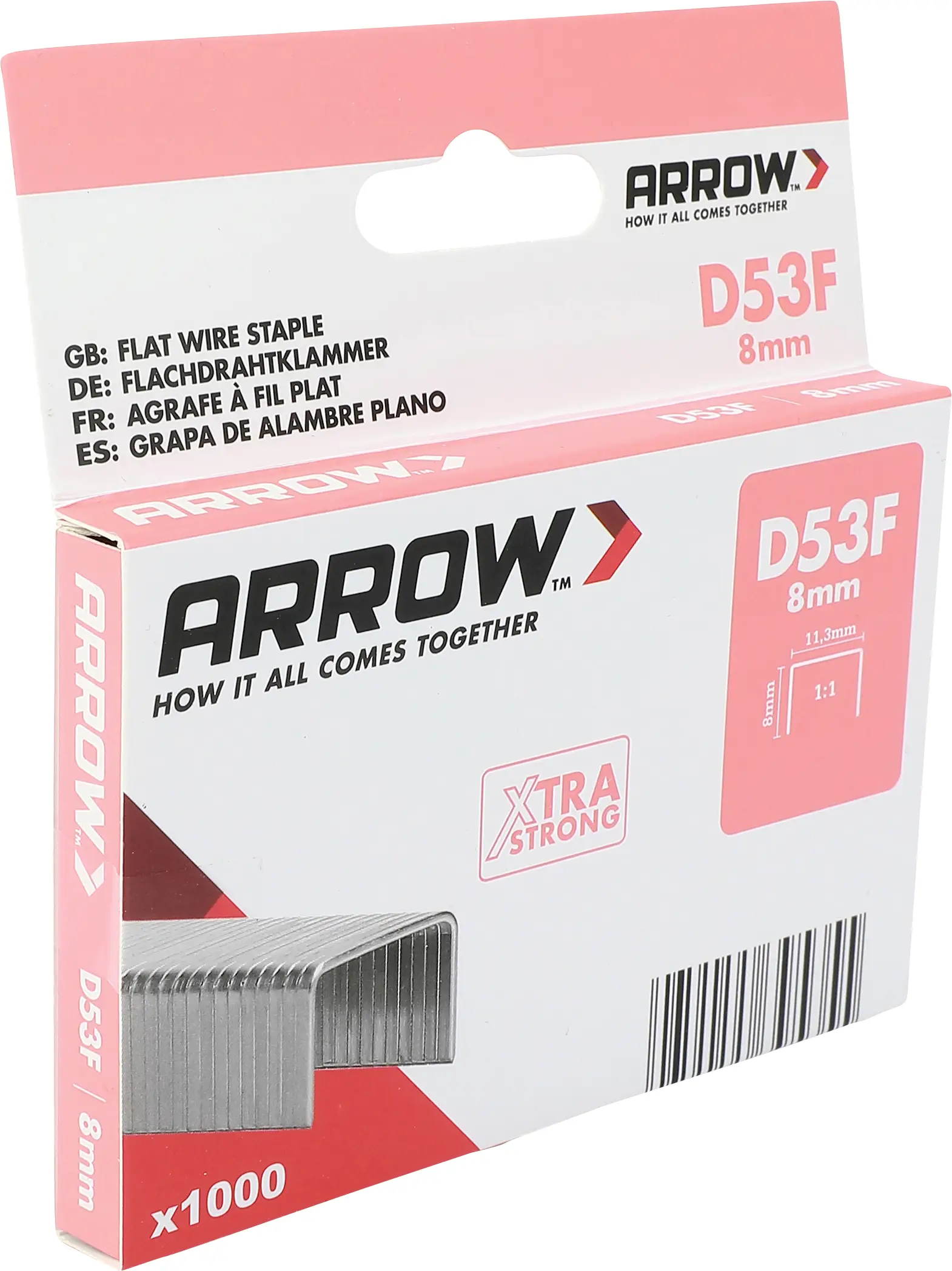 Arrow Tool Group 395355 svorky z plochého drátu 1000 ks Arrow Tool Group 395355 svorky z plochého drátu 1000 ks
