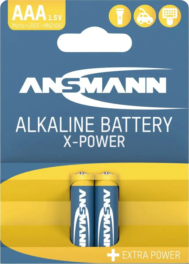 Ansmann X-Power mikrotužková baterie AAA 1.5 V 2 ks Ansmann X-Power mikrotužková baterie AAA 1.5 V 2 ks