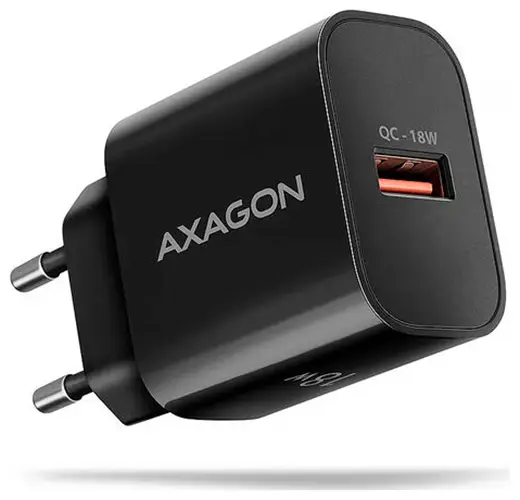 AXAGON USB nabíječka, 1x USB A , 18 W, Quick Charge 2.0, Quick Charge 3.0, Rychlé nabíjení, Adaptivní rychlé nabíjení AXAGON USB nabíječka, 1x USB A , 18 W, Quick Charge 2.0, Quick Charge 3.0, Rychlé nabíjení, Adaptivní rychlé nabíjení