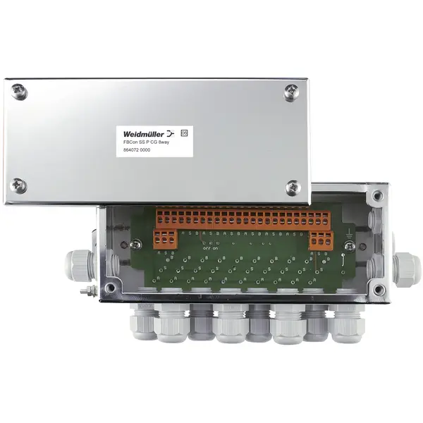 Weidmüller FBCON SS PCG 8WAY LIMITER 2653690000 Rozvodná jednotka standardní rozdělovač PROFIBUS-PA s omezovačem proudu 1 ks Weidmüller FBCON SS PCG 8WAY LIMITER 2653690000 Rozvodná jednotka standardní rozdělovač PROFIBUS-PA s omezovačem proudu 1 ks