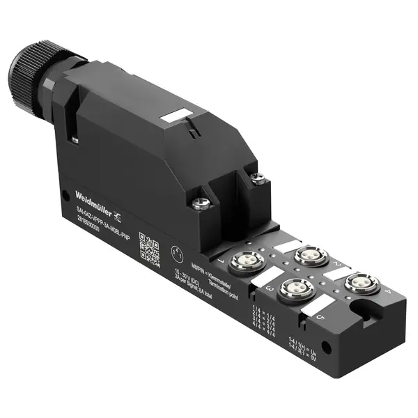 Weidmüller SAI-04Z-VPPP-3A-M08L-PNP rozdělovač a adaptér pro senzory - aktory , 2818930000, piny: 3, 1 ks Weidmüller SAI-04Z-VPPP-3A-M08L-PNP rozdělovač a adaptér pro senzory - aktory , 2818930000, piny: 3, 1 ks