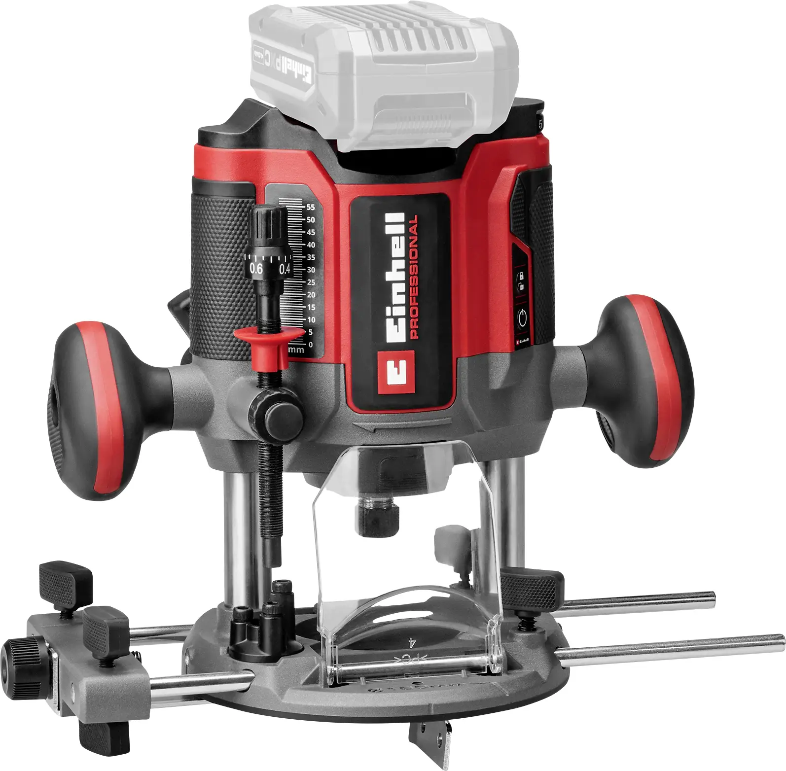 Einhell Professional TP-RO 18/55 Li BL - Solo vrchní frézka , bezkartáčové, bez akumulátoru, bez nabíječky, vč. paralelního dorazu, vč. příslušenství, 4350425 Einhell Professional TP-RO 18/55 Li BL - Solo vrchní frézka , bezkartáčové, bez akumulátoru, bez nabíječky, vč. paralelního dorazu, vč. příslušenství, 4350425