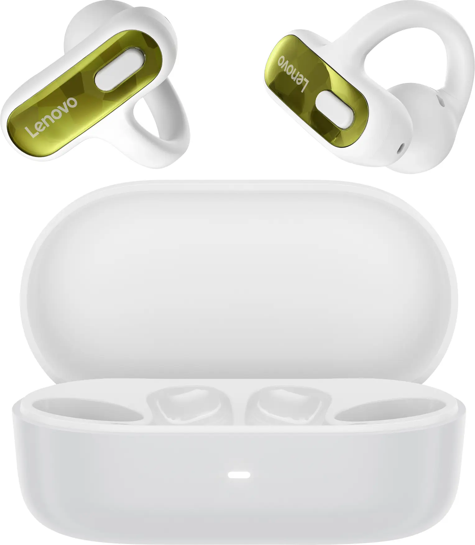 Lenovo X500 otevřená sluchátka Bluetooth® stereo bílá Nabíjecí pouzdro