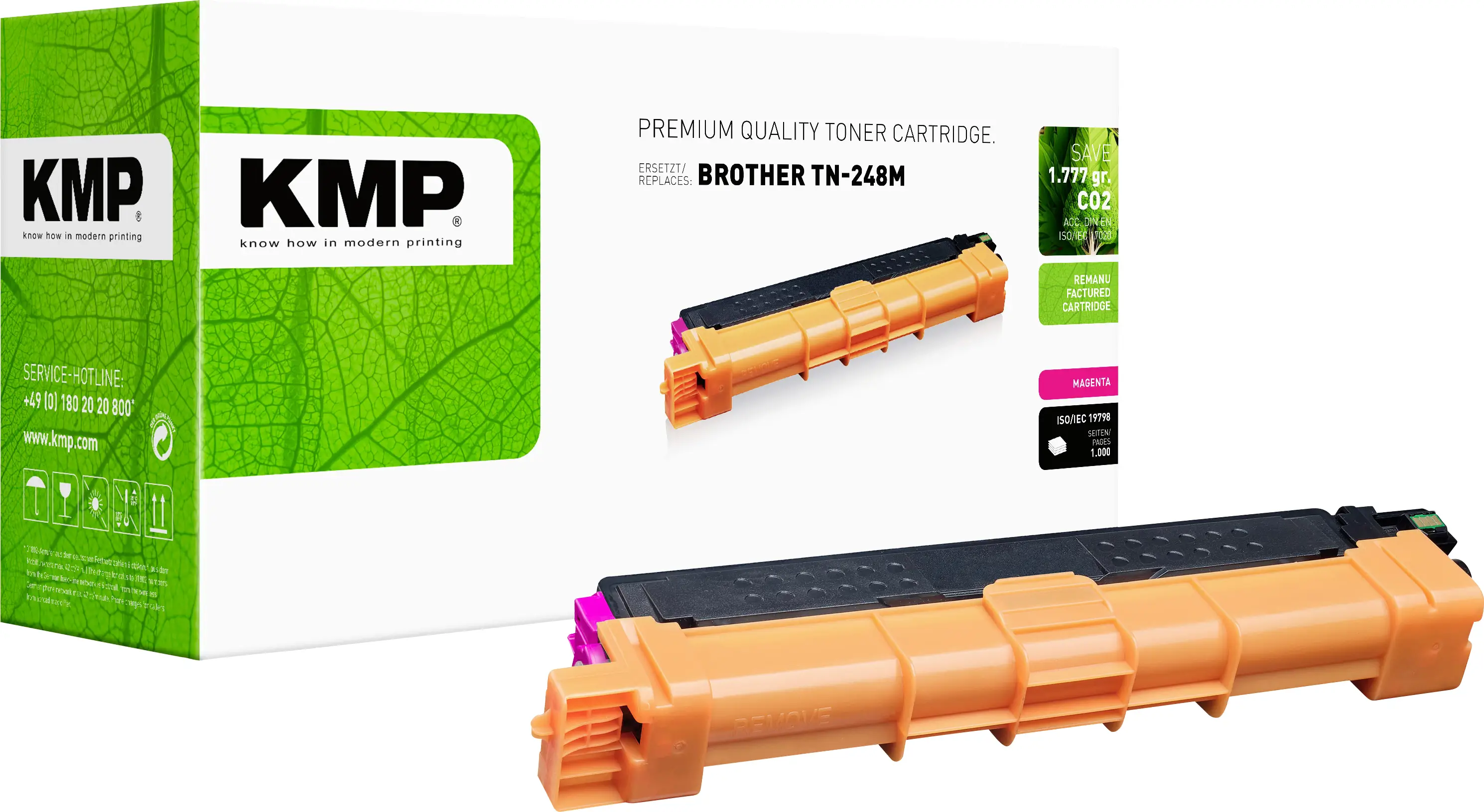 KMP Toner náhradní Brother TN248M kompatibilní purppurová 1000 Seiten 1273,0006 1273,0006 KMP Toner náhradní Brother TN248M kompatibilní purppurová 1000 Seiten 1273,0006 1273,0006