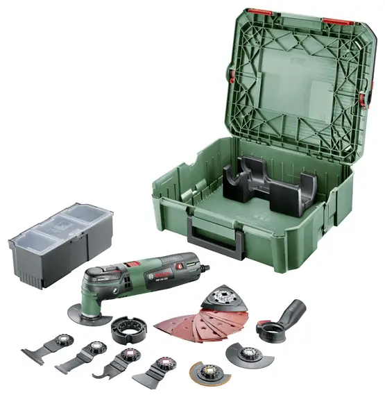 Bosch Home and Garden PMF 250 CES in SystemBox + 20 Zubehörteile multifunkční nářadí kufřík, 250 W, 0603102106 Bosch Home and Garden PMF 250 CES in SystemBox + 20 Zubehörteile multifunkční nářadí kufřík, 250 W, 0603102106