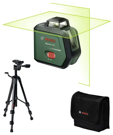 Bosch Home and Garden PLL360-15G Set křížový laser dosah (max.): 15 m