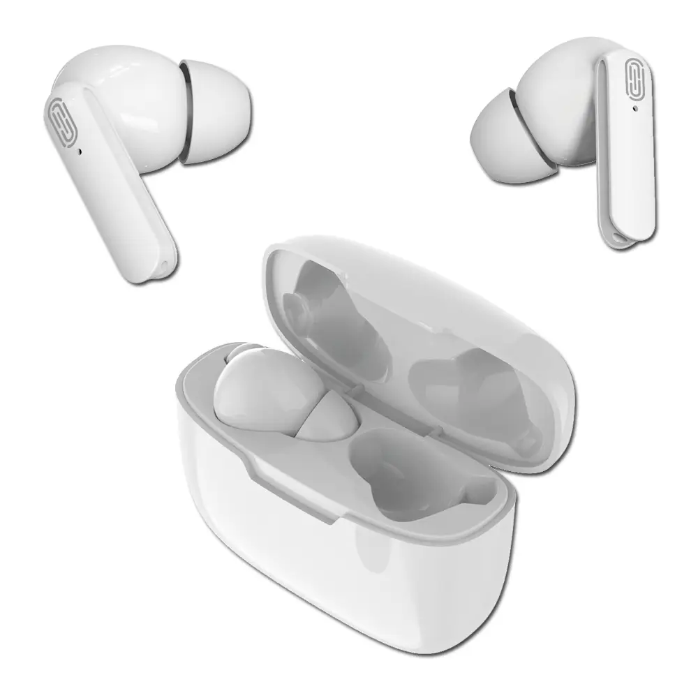 2GO Bluetooth Headset TWS Dynamic mušle na uši bílá 2GO Bluetooth Headset TWS Dynamic mušle na uši bílá