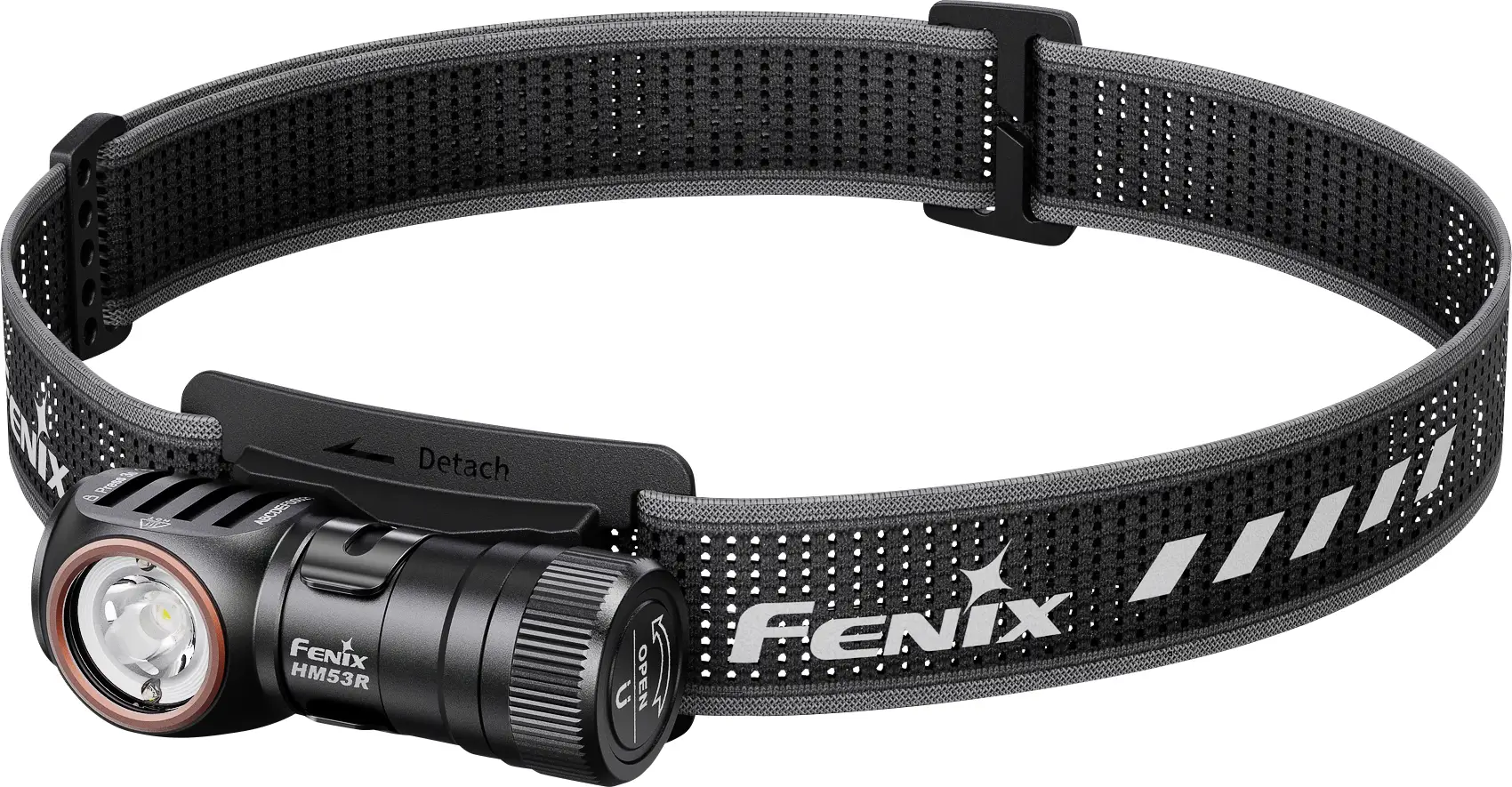 Fenix Light HM53R LED čelovka, napájeno akumulátorem, 1200 lm, 125 h, FEHM53R